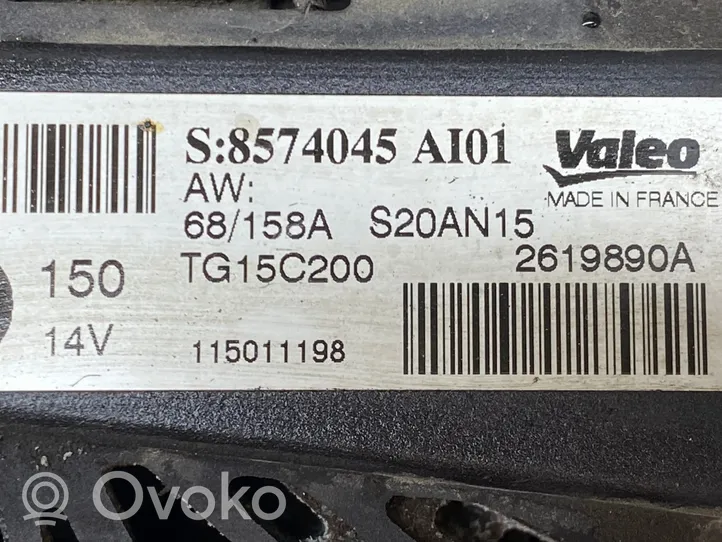 Toyota Verso Alternator 8574045