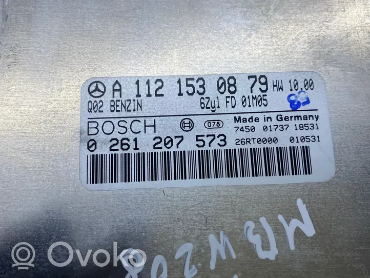 Mercedes-Benz CLK A208 C208 Komputer / Sterownik ECU i komplet kluczy A1121530879