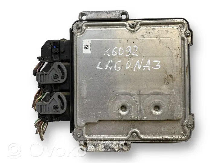 Renault Laguna III Komputer / Sterownik ECU i komplet kluczy 0281014354