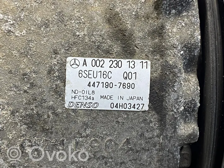 Mercedes-Benz B W245 Kompresor / Sprężarka klimatyzacji A/C A0022301311