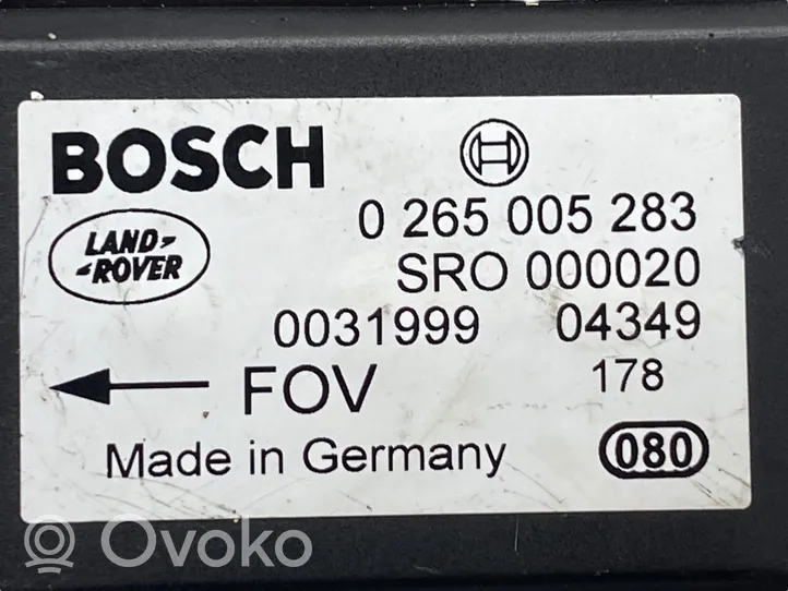 Land Rover Discovery 3 - LR3 ESP (elektroniskās stabilitātes programmas) sensors (paātrinājuma sensors) 0265005283