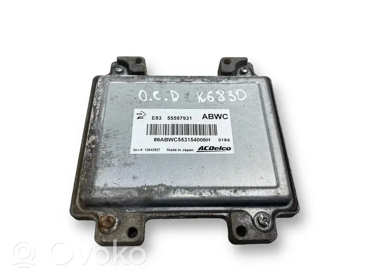 Opel Corsa D Komputer / Sterownik ECU i komplet kluczy 55597931