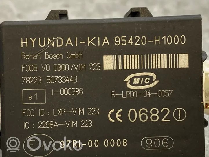 Hyundai Santa Fe Komputer / Sterownik ECU i komplet kluczy 954002B490
