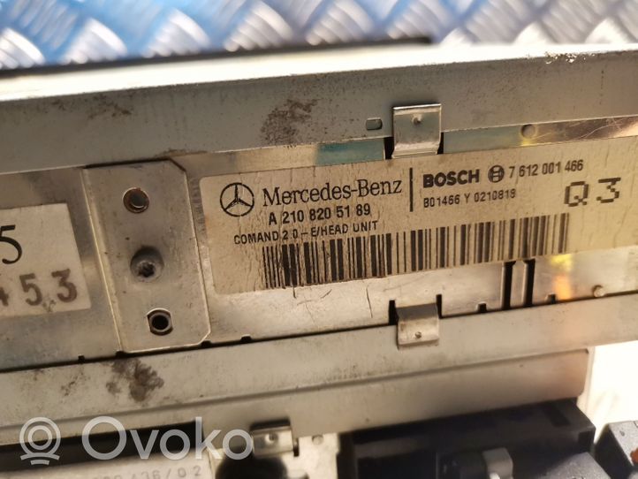 Mercedes-Benz E W210 Radija/ CD/DVD grotuvas/ navigacija 2108205189