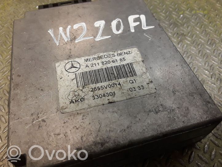 Mercedes-Benz S W220 Puhelimen käyttöyksikkö/-moduuli 2118206185