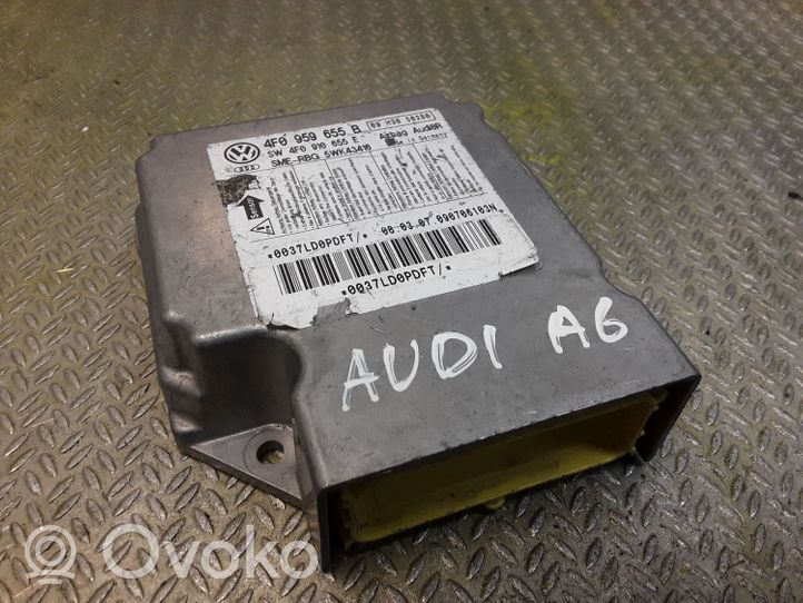 Audi A6 S6 C6 4F Module de contrôle airbag 4F0959655B