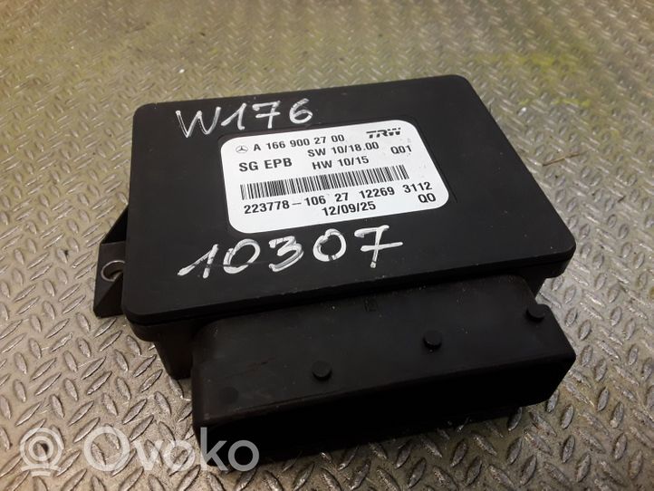 Mercedes-Benz A W176 Moduł / Sterownik hamulca postojowego EMF 1669002700