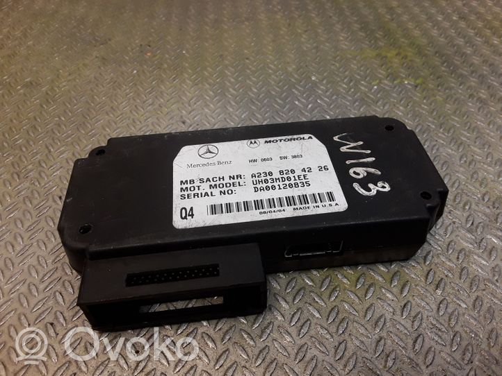 Mercedes-Benz ML W163 Phone control unit/module 2308204226