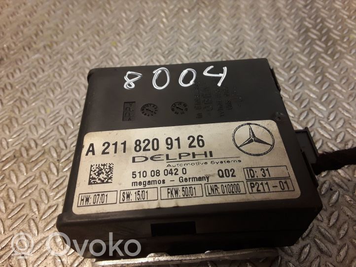 Mercedes-Benz S W220 Boîtier module alarme 2118209126