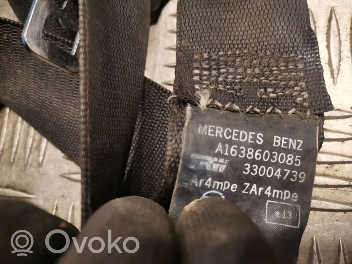 Mercedes-Benz ML W163 Saugos diržas priekinis 1638603085