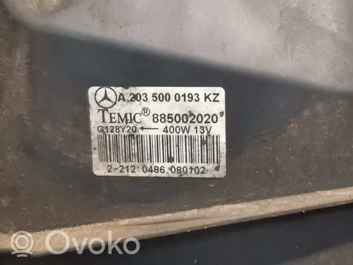 Mercedes-Benz C W203 Вентилятор кондиционера воздуха (охлаждения) 2035000193