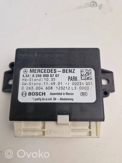 Mercedes-Benz B W246 W242 Pysäköintitutkan (PCD) ohjainlaite/moduuli A2469000707