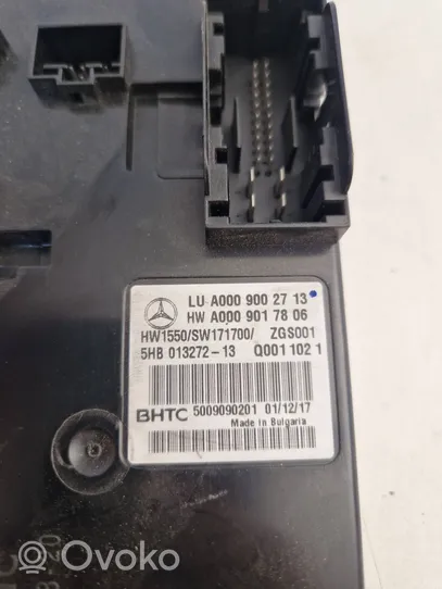 Mercedes-Benz S W222 Centralina del climatizzatore A0009017806