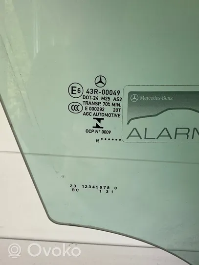 Mercedes-Benz GLC C253 Etuoven ikkunalasi, neliovinen malli A2537256800