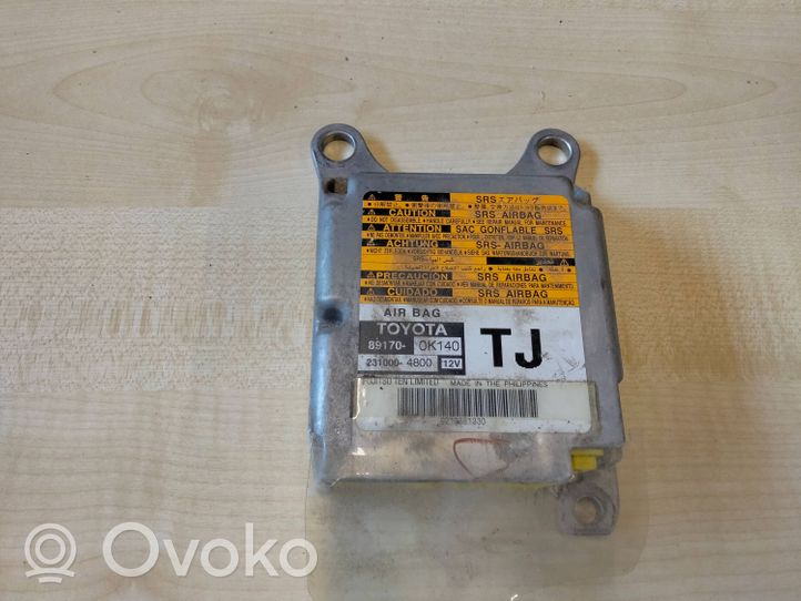 Toyota Hilux (AN10, AN20, AN30) Unidad de control/módulo del Airbag 2310004800