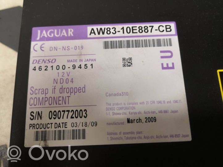 Jaguar XF Navigaatioyksikkö CD/DVD-soitin AW8310E887CB