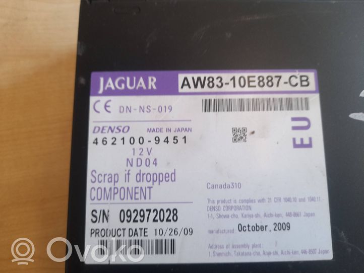 Jaguar XF Navigācijas (GPS) sistēmas CD/DVD lasītājs AW8310E887CB
