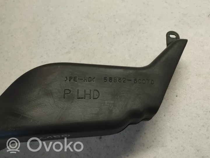 Toyota Land Cruiser (J150) Conducto de aire del habitáculo 58862-60070