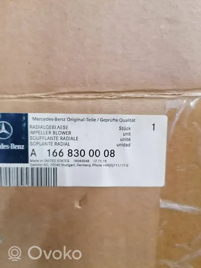 Mercedes-Benz ML W166 Soplador/ventilador calefacción A1668300008