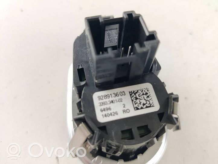 BMW X1 F48 F49 Bouton poussoir de démarrage du moteur 9289136