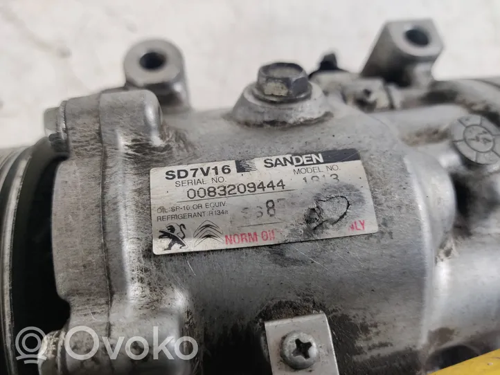 Citroen Jumpy Air conditioning (A/C) compressor (pump) 0083209444