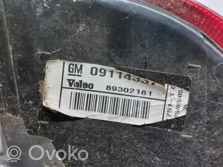 Opel Corsa C Lampy tylnej klapy bagażnika 