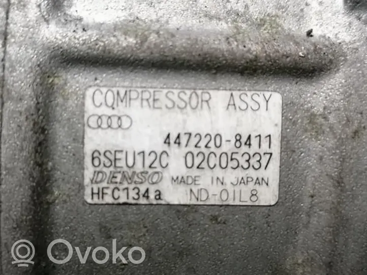 Audi A4 S4 B6 8E 8H Oro kondicionieriaus kompresorius (siurblys) 