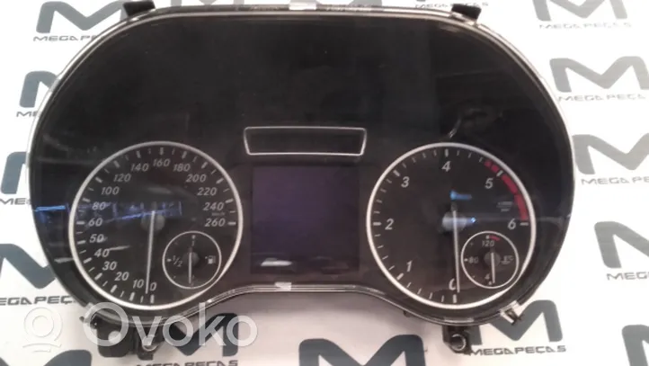 Mercedes-Benz B W246 W242 Compteur de vitesse tableau de bord 