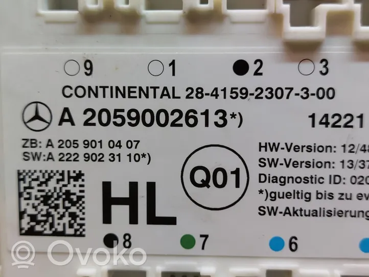 Mercedes-Benz C W205 Inne komputery / moduły / sterowniki 