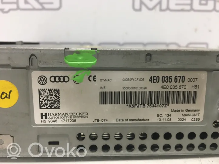 Audi A8 S8 D3 4E Autres unités de commande / modules 