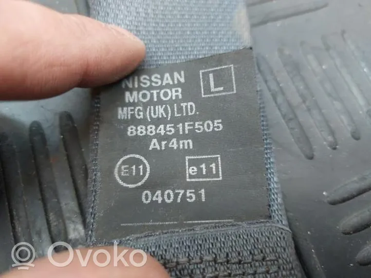 Nissan Micra Pas bezpieczeństwa fotela tylnego 
