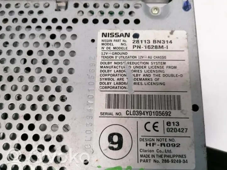 Nissan Almera N16 Unité principale radio / CD / DVD / GPS 