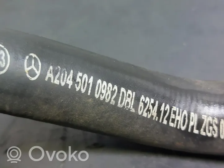 Mercedes-Benz C W204 Durite de refroidissement tube 