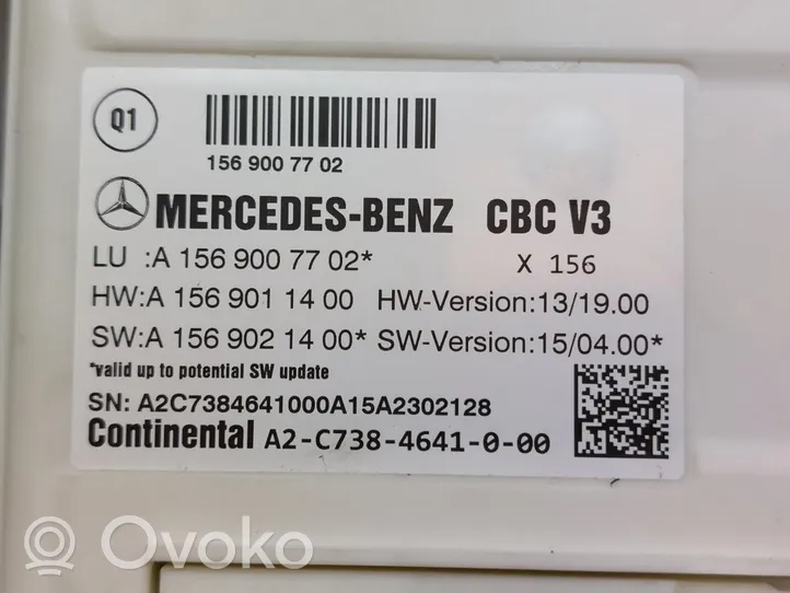 Mercedes-Benz A W176 Unidad de control SAM 