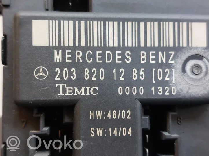 Mercedes-Benz C W203 Muut ohjainlaitteet/moduulit 