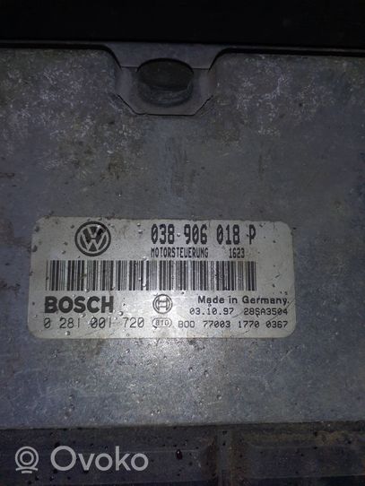Volkswagen PASSAT B5.5 Centralina/modulo del motore 038906018P