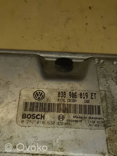 Seat Alhambra (Mk1) Sterownik / Moduł ECU 038906019ET