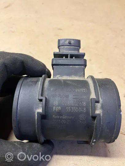 Opel Corsa D Mass air flow meter 55350048