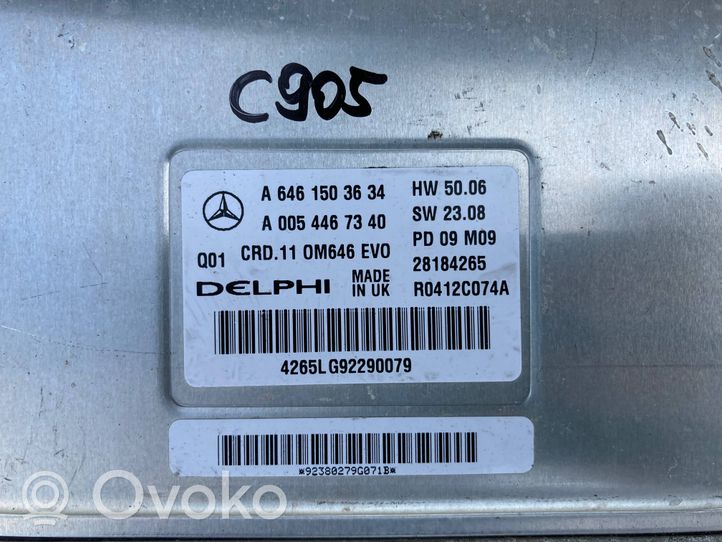 Mercedes-Benz C AMG W204 Moottorin ohjainlaite/moduuli A0054467340