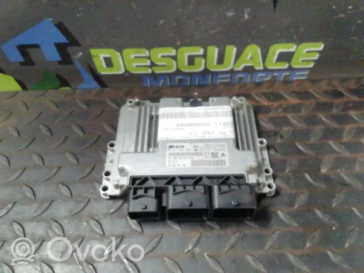 Peugeot 308 Sterownik / Moduł ECU 9665291180