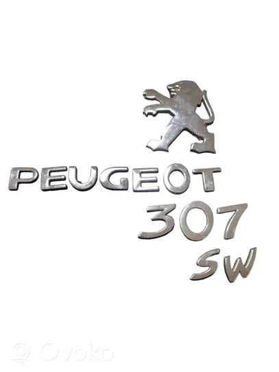 Peugeot 307 Logo, emblème de fabricant 