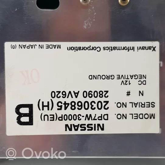 Nissan Primera HUD-näyttö 28090AV620