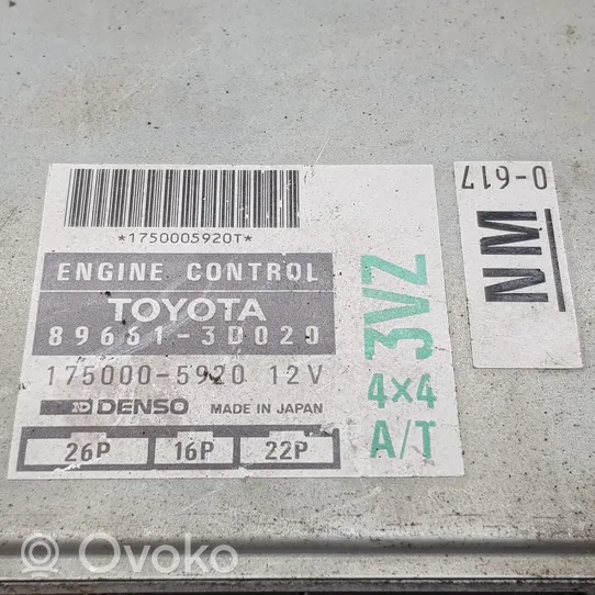 Toyota 4 Runner N120 N130 Engine control unit/module 896613D020