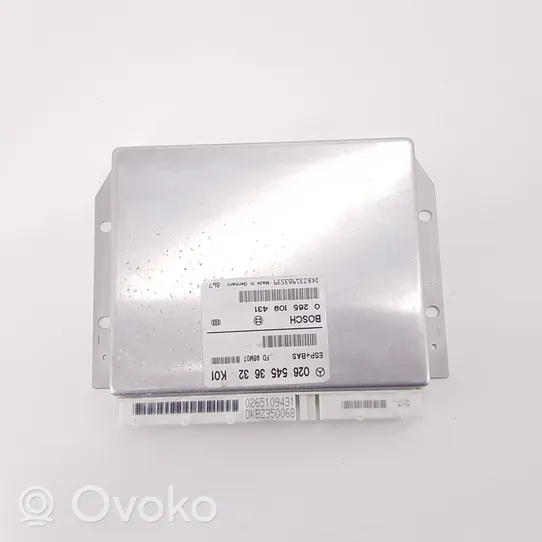 Mercedes-Benz A W168 Calculateur moteur ECU 0265109431