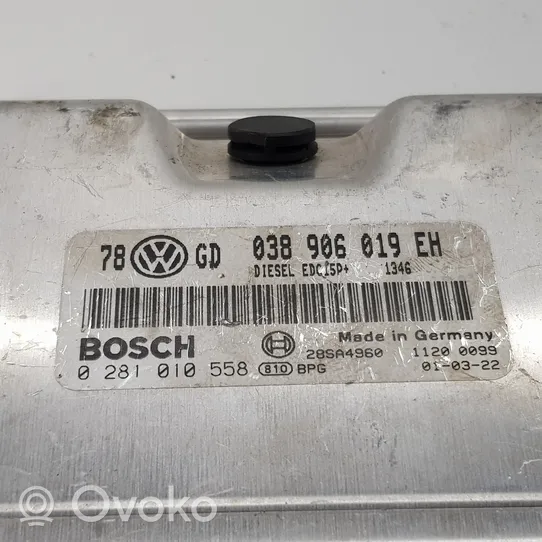 Volkswagen PASSAT B5 Sterownik / Moduł ECU 0281010558