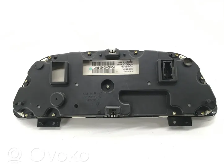 Citroen C4 I Compteur de vitesse tableau de bord P9652042980