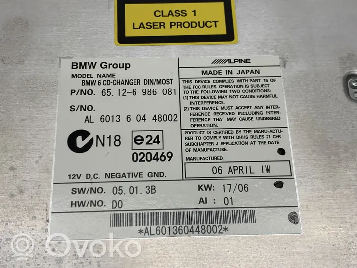 BMW 5 E60 E61 CD/DVD-vaihdin 6986081