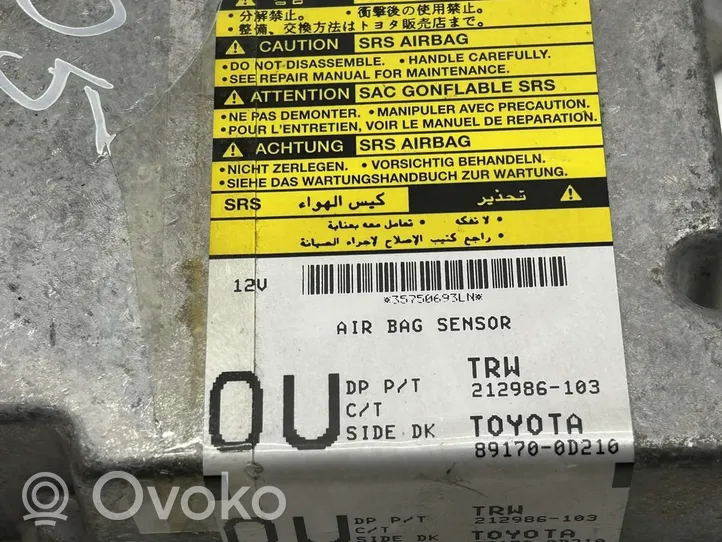 Toyota Yaris Sterownik / Moduł Airbag 891700D210