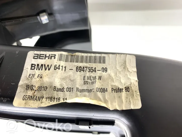 BMW X5 E70 Scatola climatizzatore riscaldamento abitacolo assemblata 6947554
