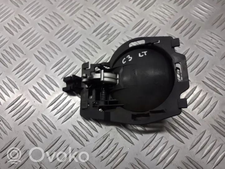 Citroen C3 Klamka wewnętrzna drzwi tylnych 9680187877